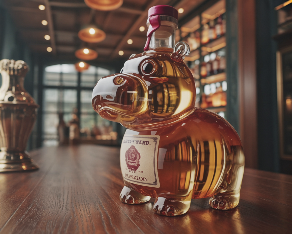 Darren | Whisky Bottle Hippo Design