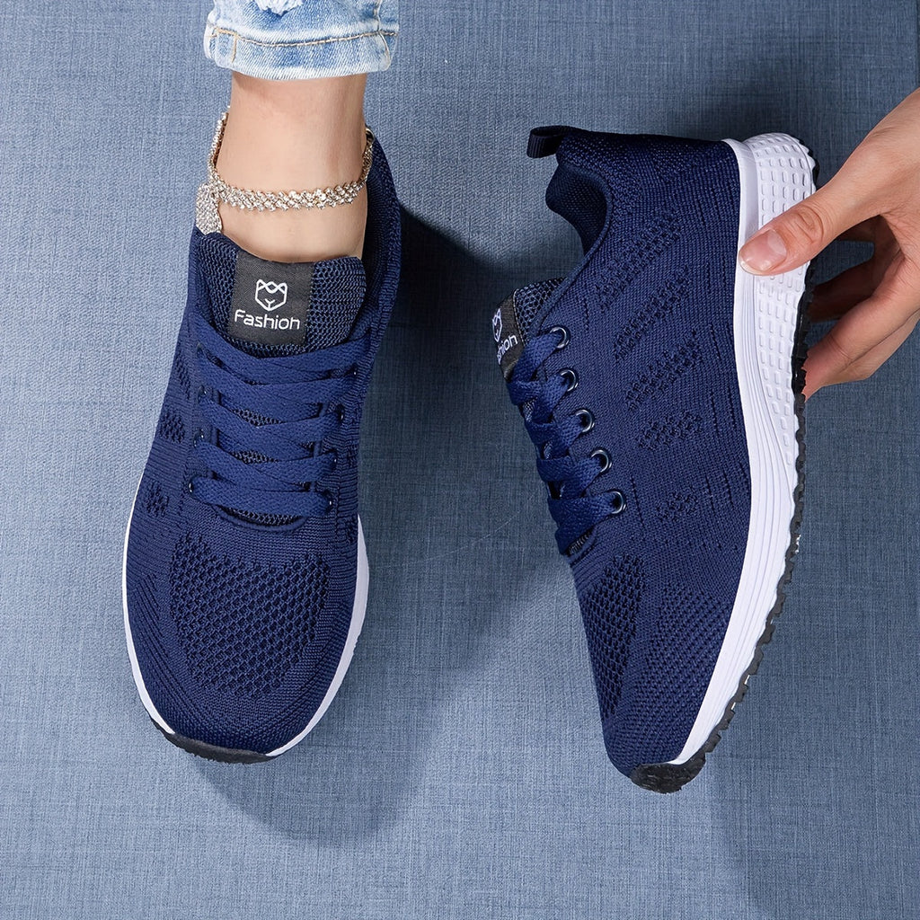 Amara | Women's Knit Lace-Up Orthopedic Sneakers