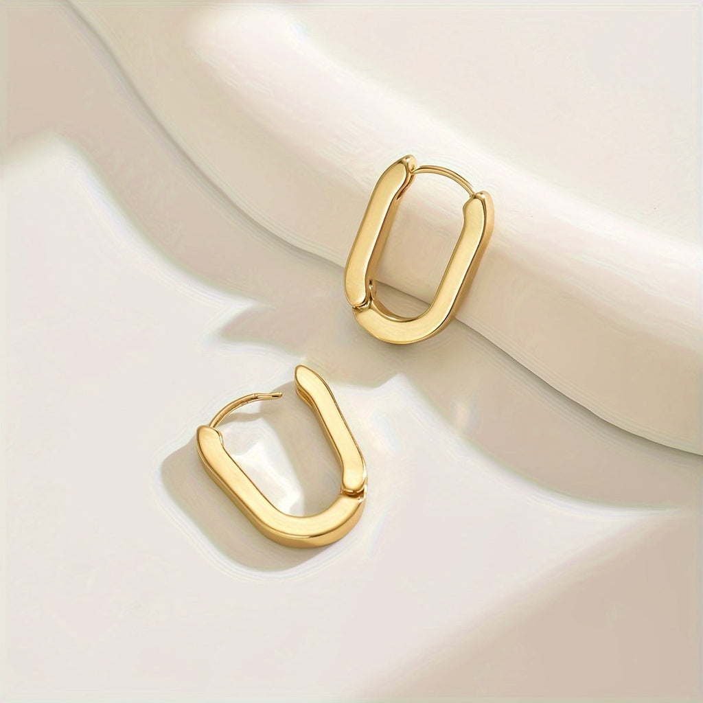 Wanda | Elegant Geometric Hoop Earrings