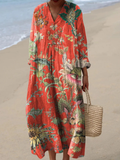 Seraphina | Vintage Floral Pattern Art Print Dress
