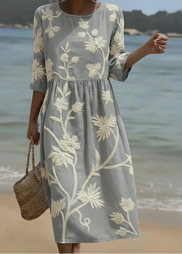 Sydney | Elegant Retro Floral Dress