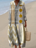Celeste | Abstract Geometric Pattern Dress