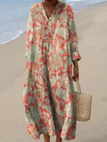 Anastasie | Vintage Floral Art Print Dress