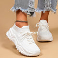 Noelle | Women's Orthopedic Lace-Up Platform Sneakers