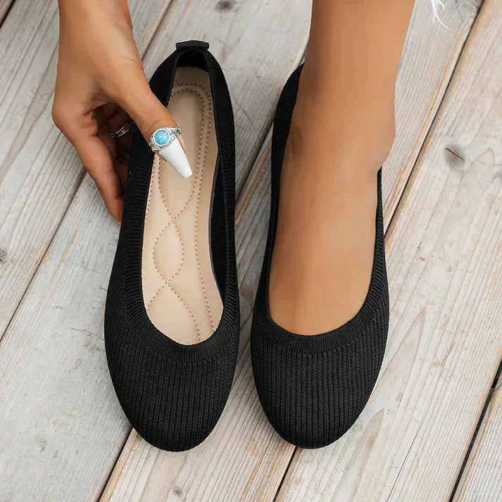 Brina | Women's Knit Slip-On Ballet Flats