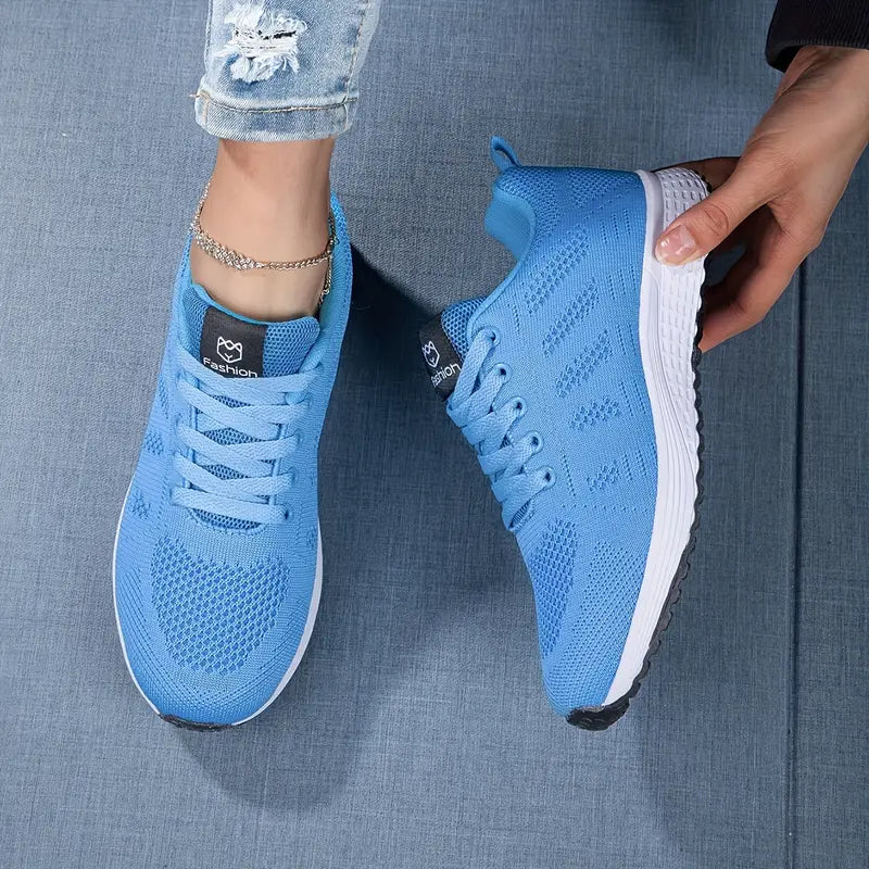 Amara | Women's Knit Lace-Up Orthopedic Sneakers