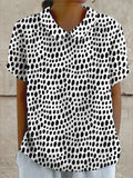 Sophia | Stylish Polka Dot Art Shirt