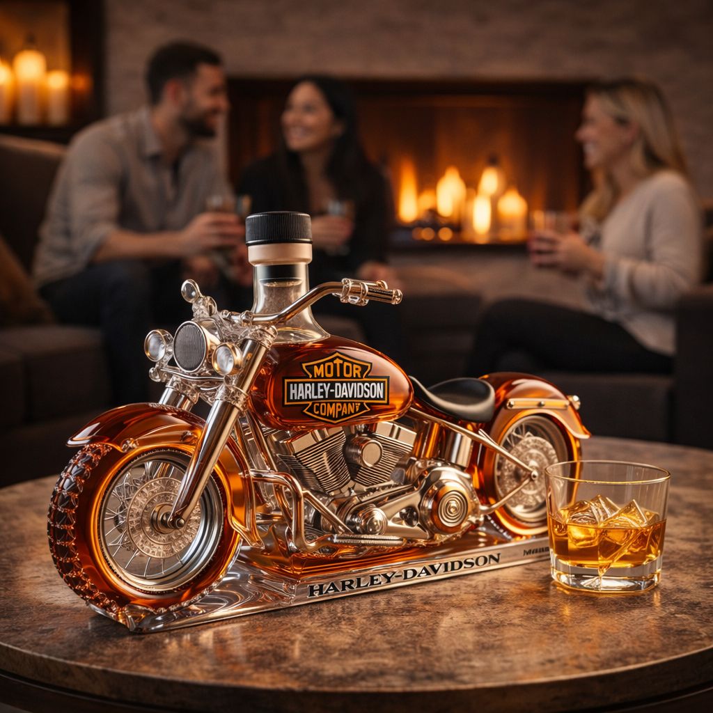 David | Whisky Bottle Harley Davidson Design