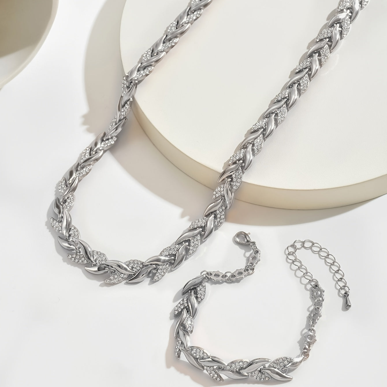 Marlene | Elegant Necklace and Bracelet Set