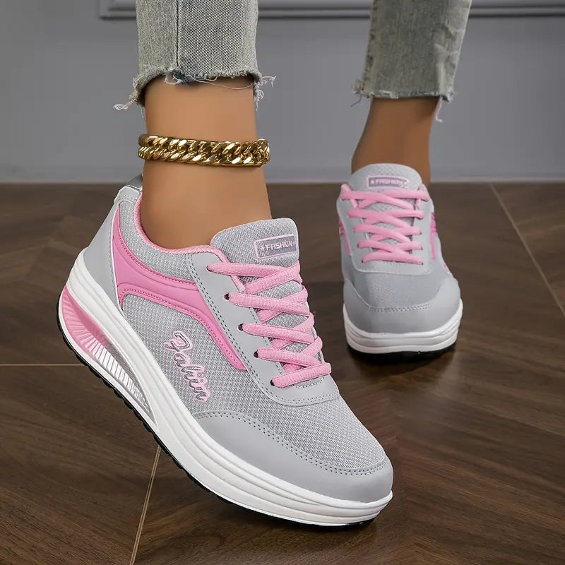 Vera | Women's Orthopedic Lace-Up Platform Sneakers