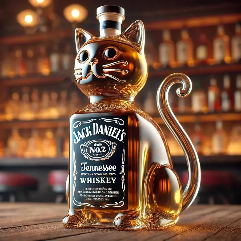 Randy | Whisky Bottle Cat Design