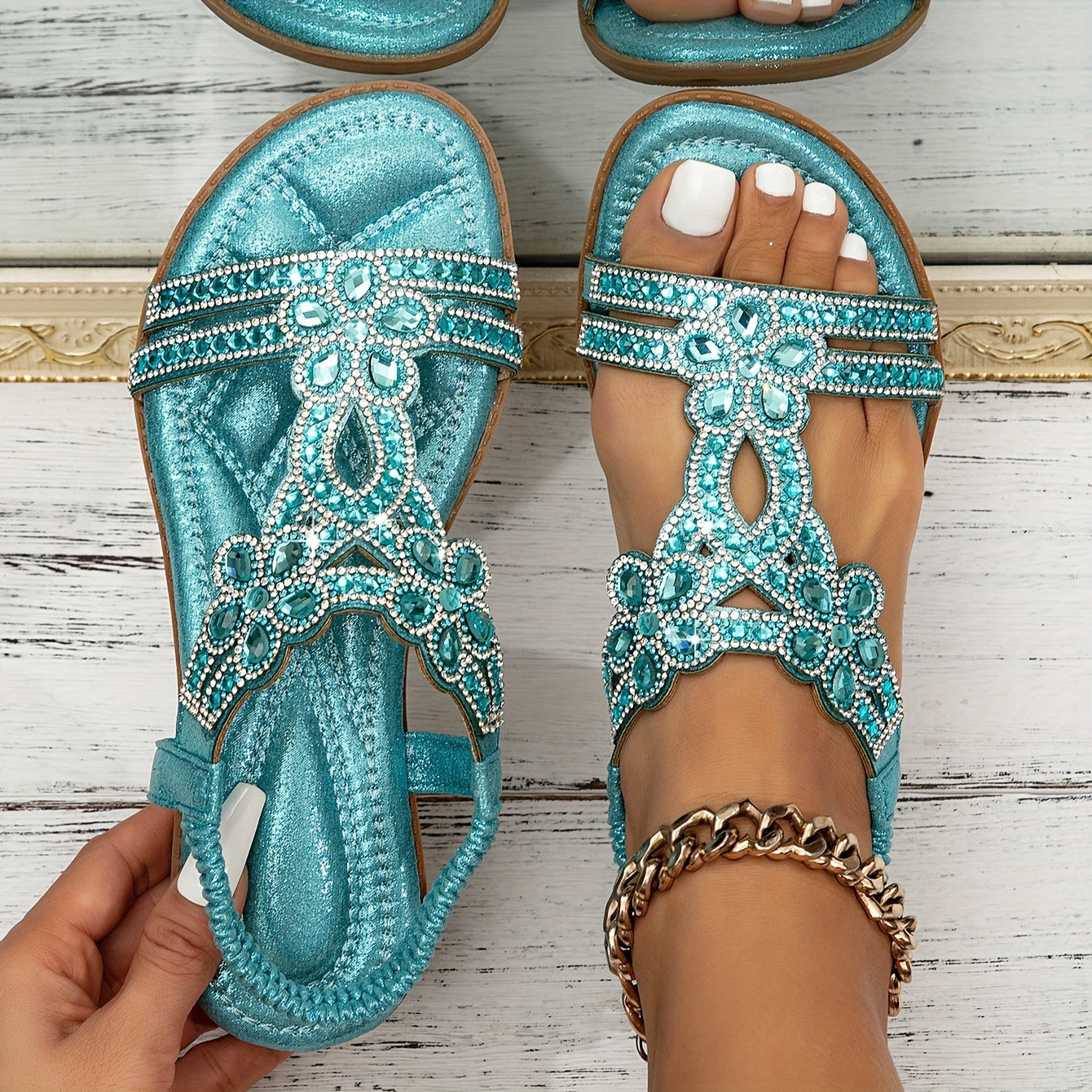 Mila | Women's Open Toe T-Strap Orthopedic Sandals