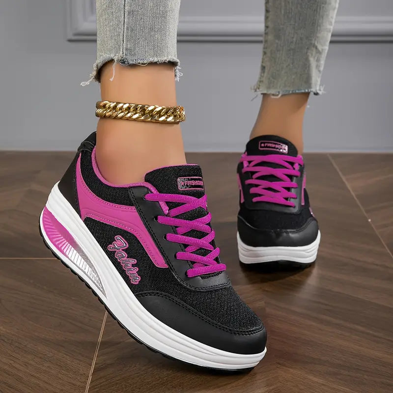 Zara | Women's Orthopedic Platform Lace-Up Sneakers