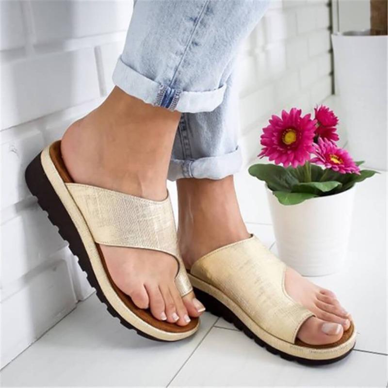 Elena | Women's Orthopedic Cross Strap Slide Sandals
