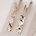 Glenda | Stylish Shiny Rectangular Earrings