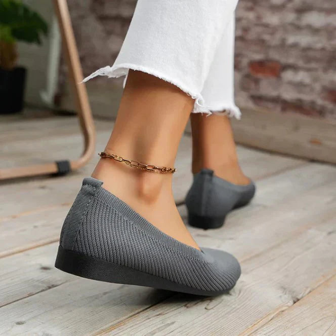 Brina | Women's Knit Slip-On Ballet Flats