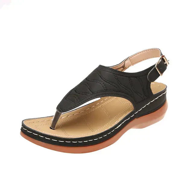 Mila | Women's Open Toe Slingback Flat Sandals