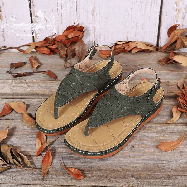 Mila | Women's Open Toe Slingback Flat Sandals
