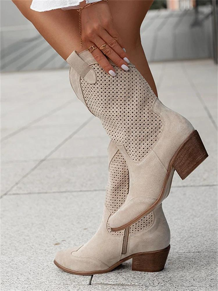 Harper | Women's Low Heel Orthopedic Cowboy Boots