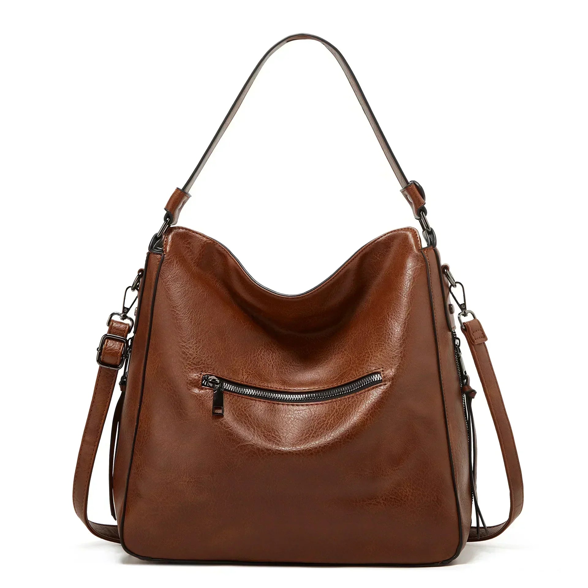 Selena | Classic Retro Zipper Shoulder Bag