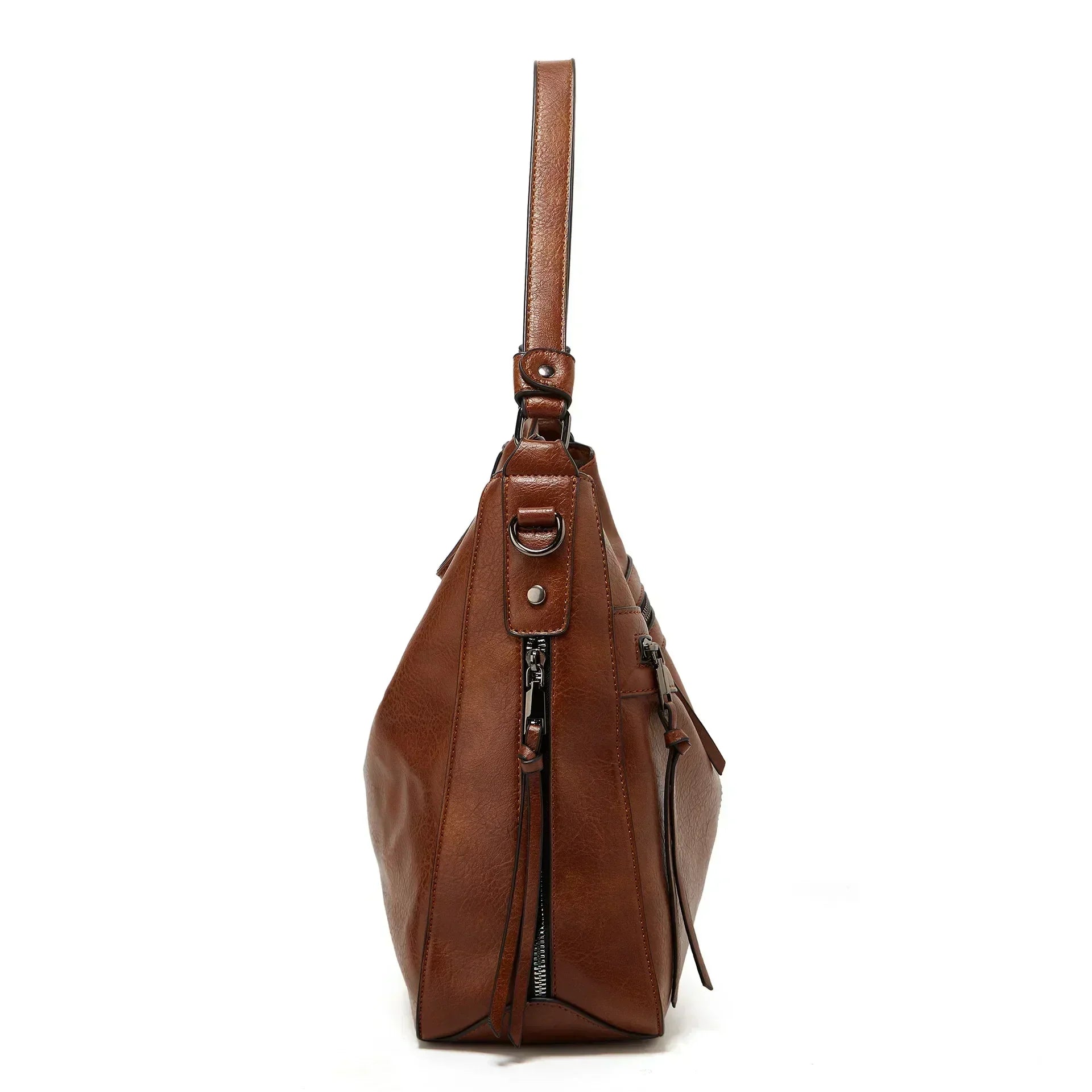 Selena | Classic Retro Zipper Shoulder Bag