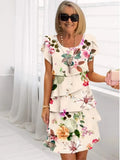 Helena | Stylish Layered Ruffle Dress