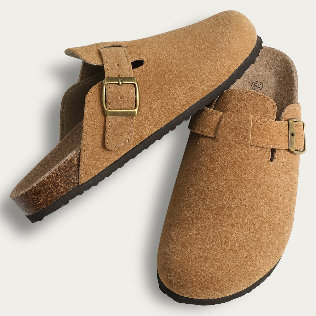 Mila | Women's Slip-On Buckle Strap Comfort Clogs