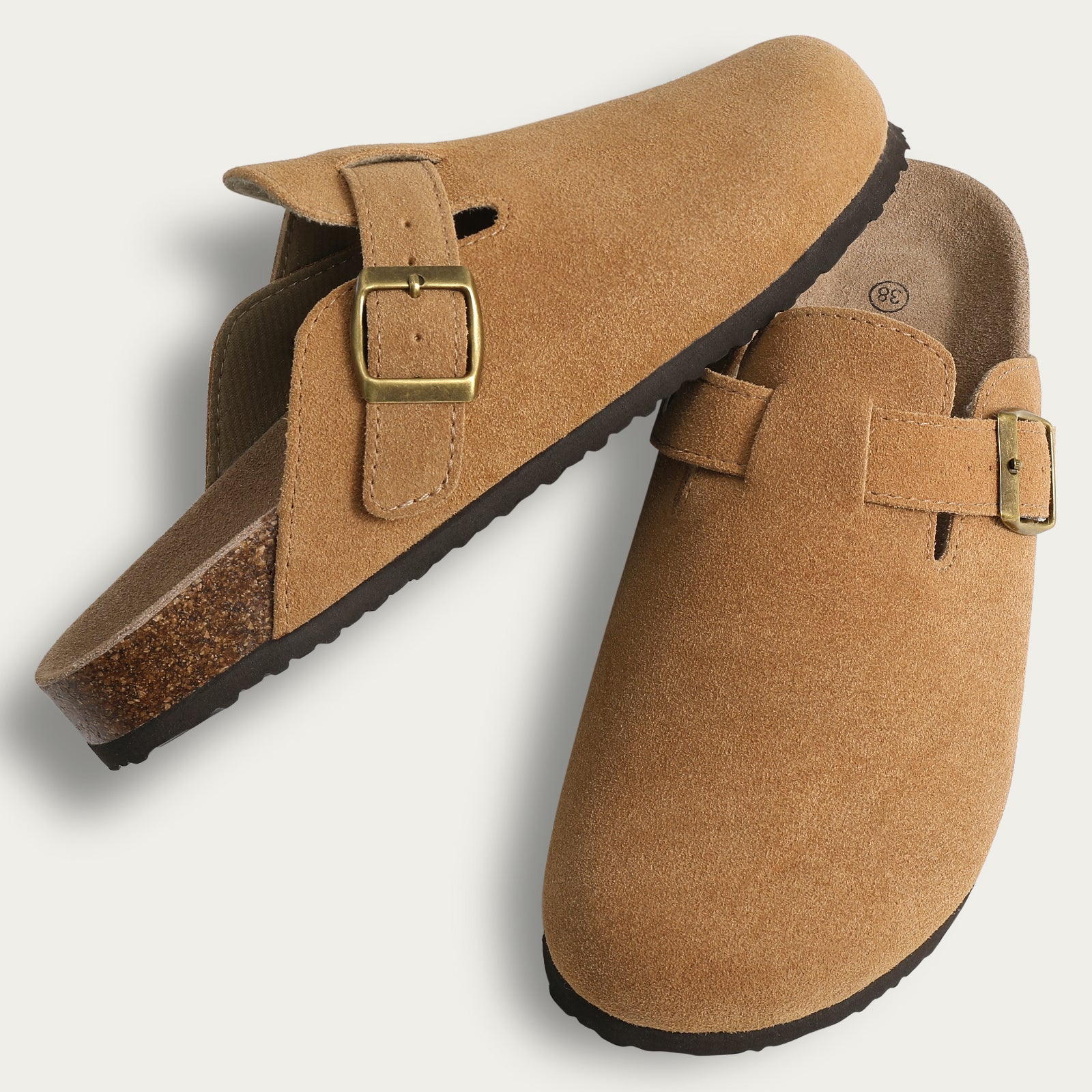 Mila | Women's Slip-On Buckle Strap Comfort Clogs