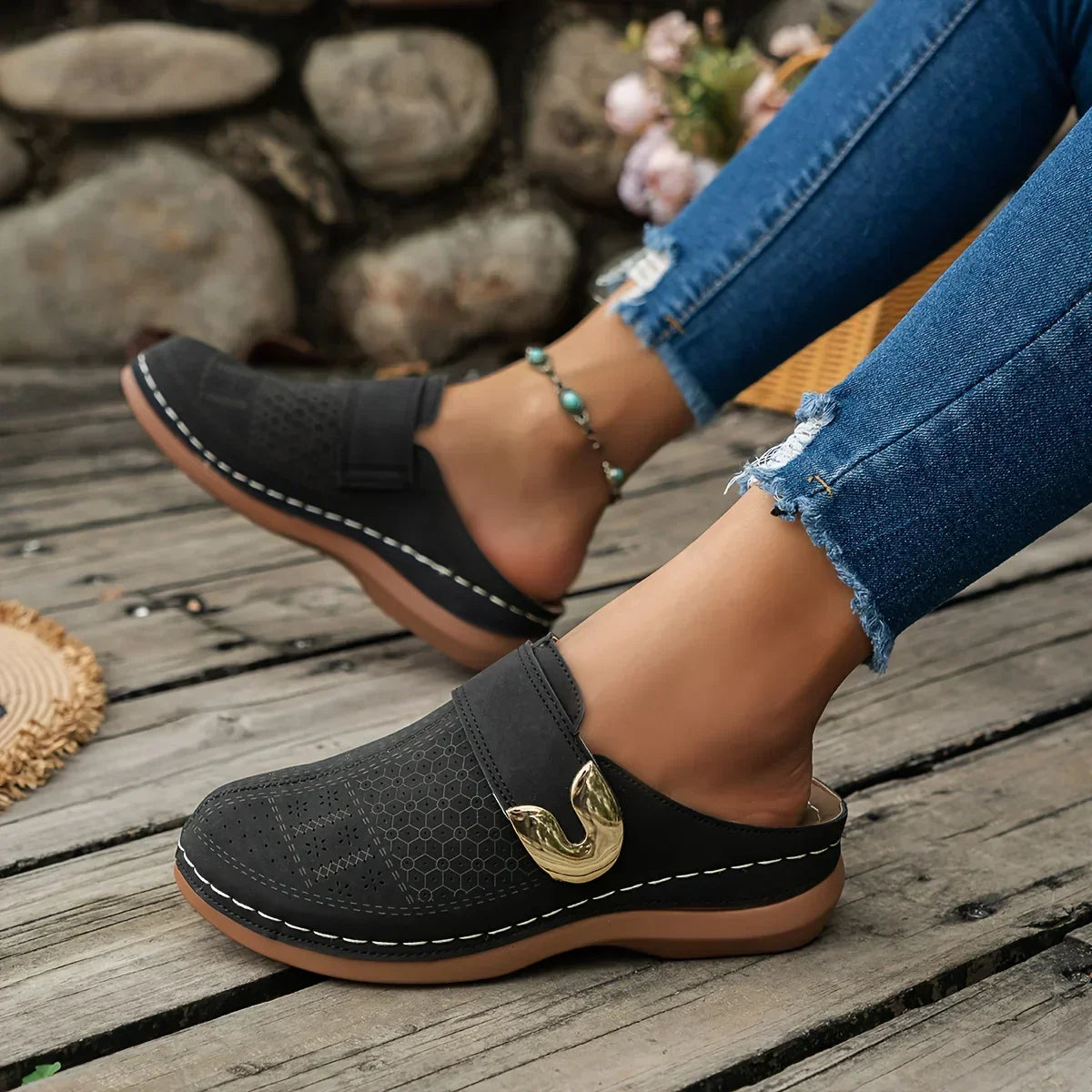 Mila | Women's Orthopedic Wedge Strap Sandals