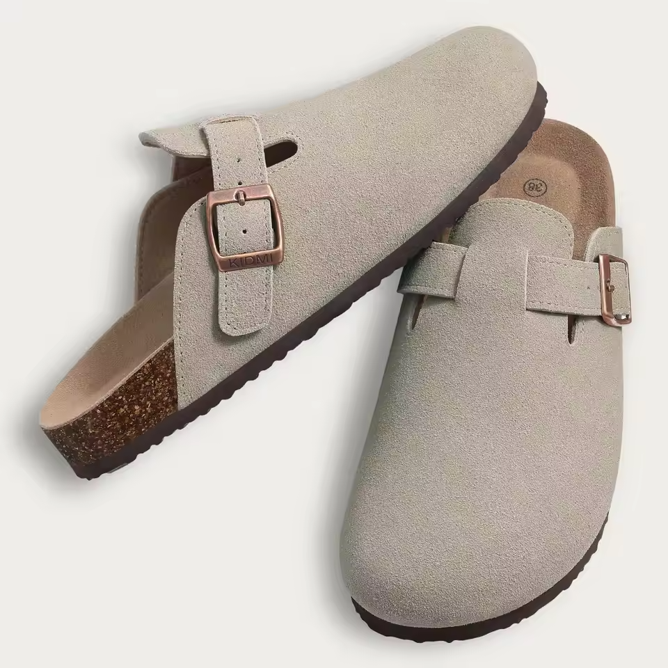 Mila | Women's Slip-On Buckle Strap Comfort Clogs
