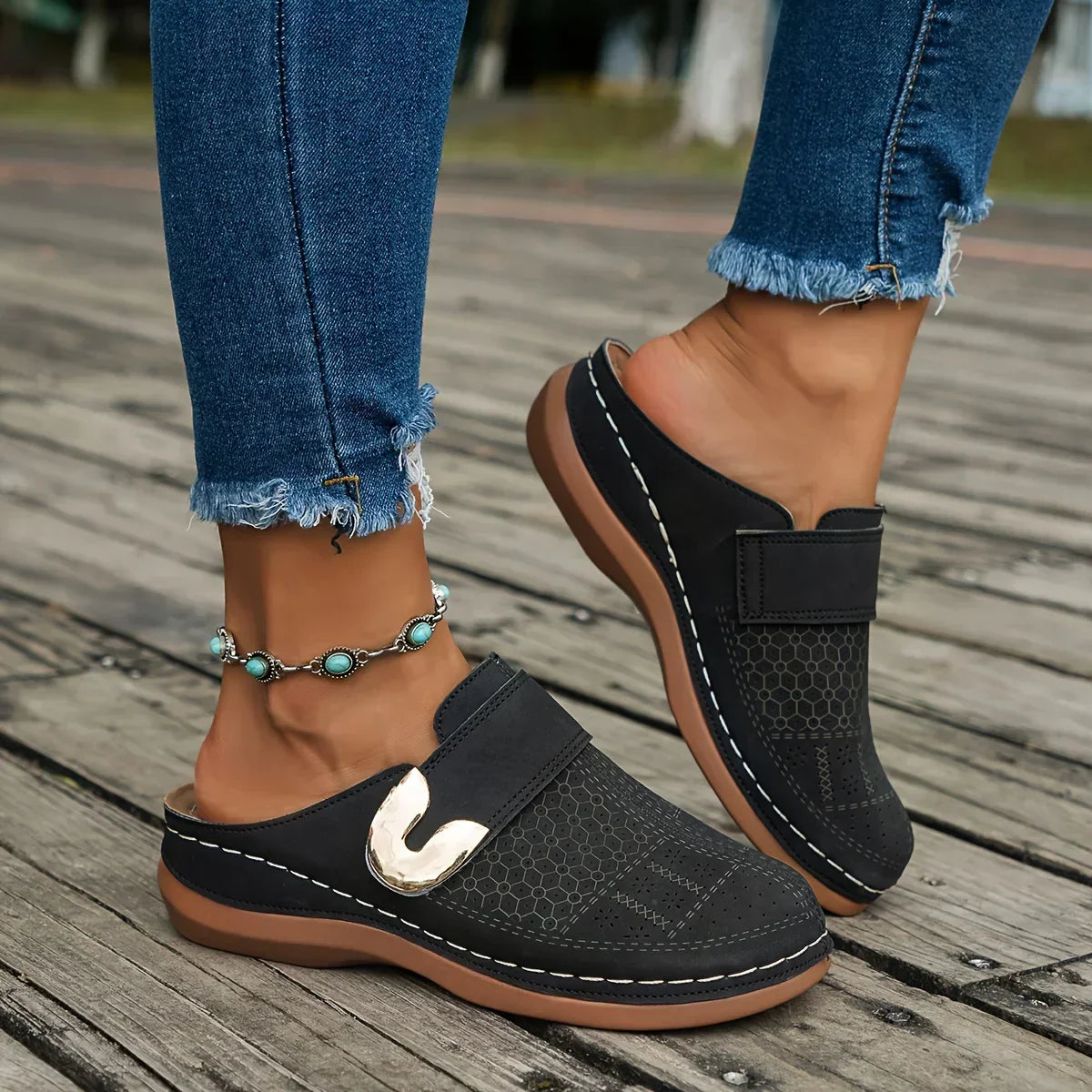 Mila | Women's Orthopedic Wedge Strap Sandals