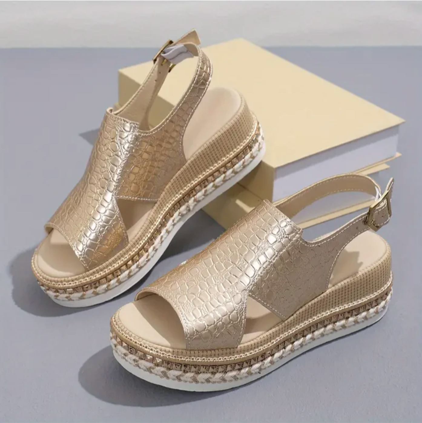 Velmira | Women's Orthopedic Slingback Wedge Heel Sandals