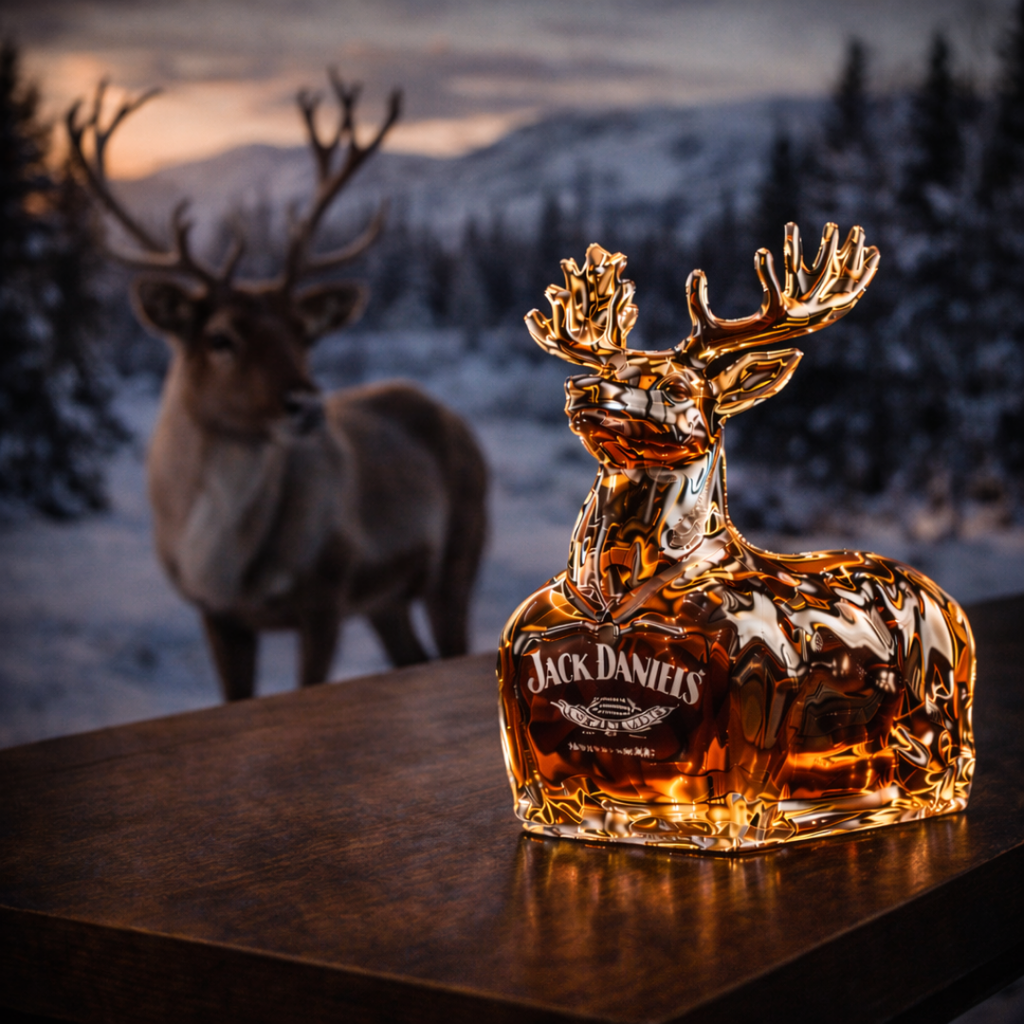 Steven | Jack Daniel's Whisky Bottle Reindeer Design