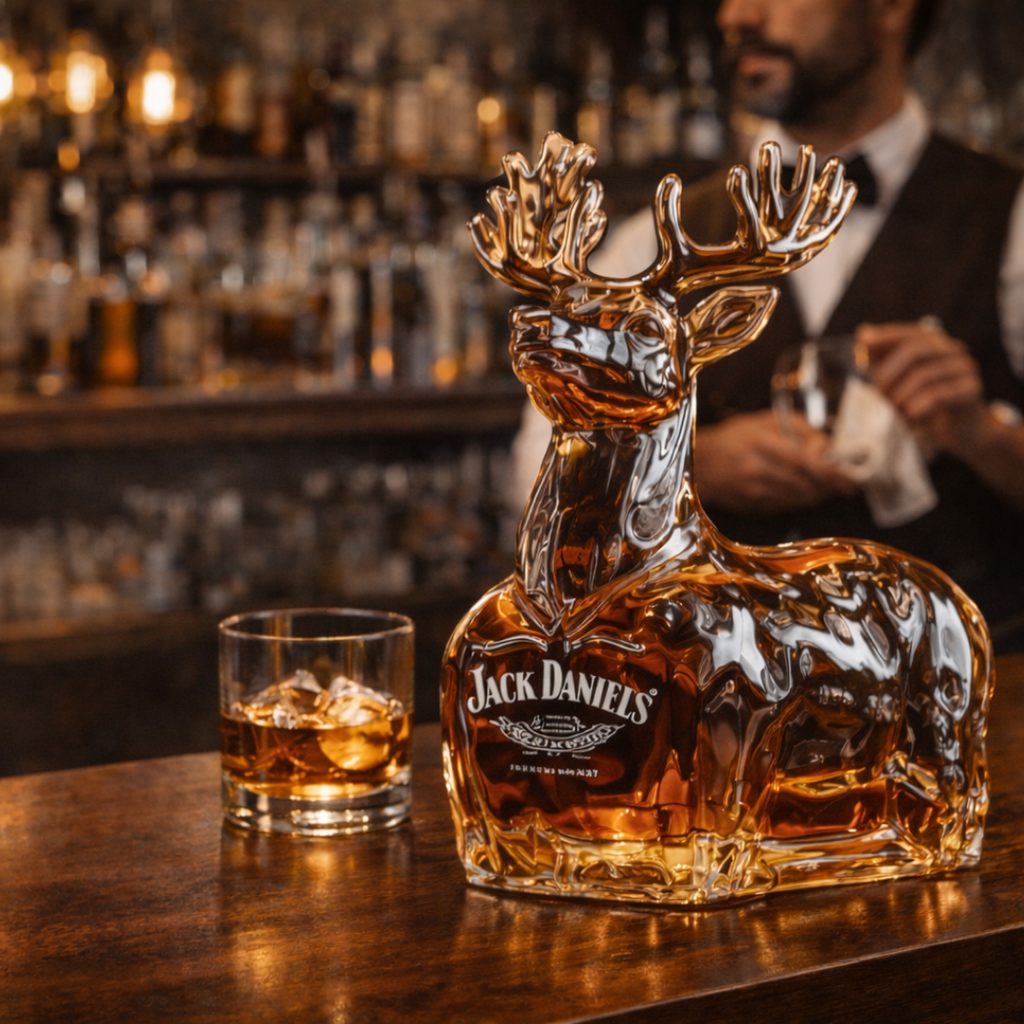 Steven | Jack Daniel's Whisky Bottle Reindeer Design