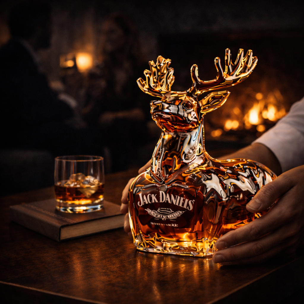 Steven | Jack Daniel's Whisky Bottle Reindeer Design