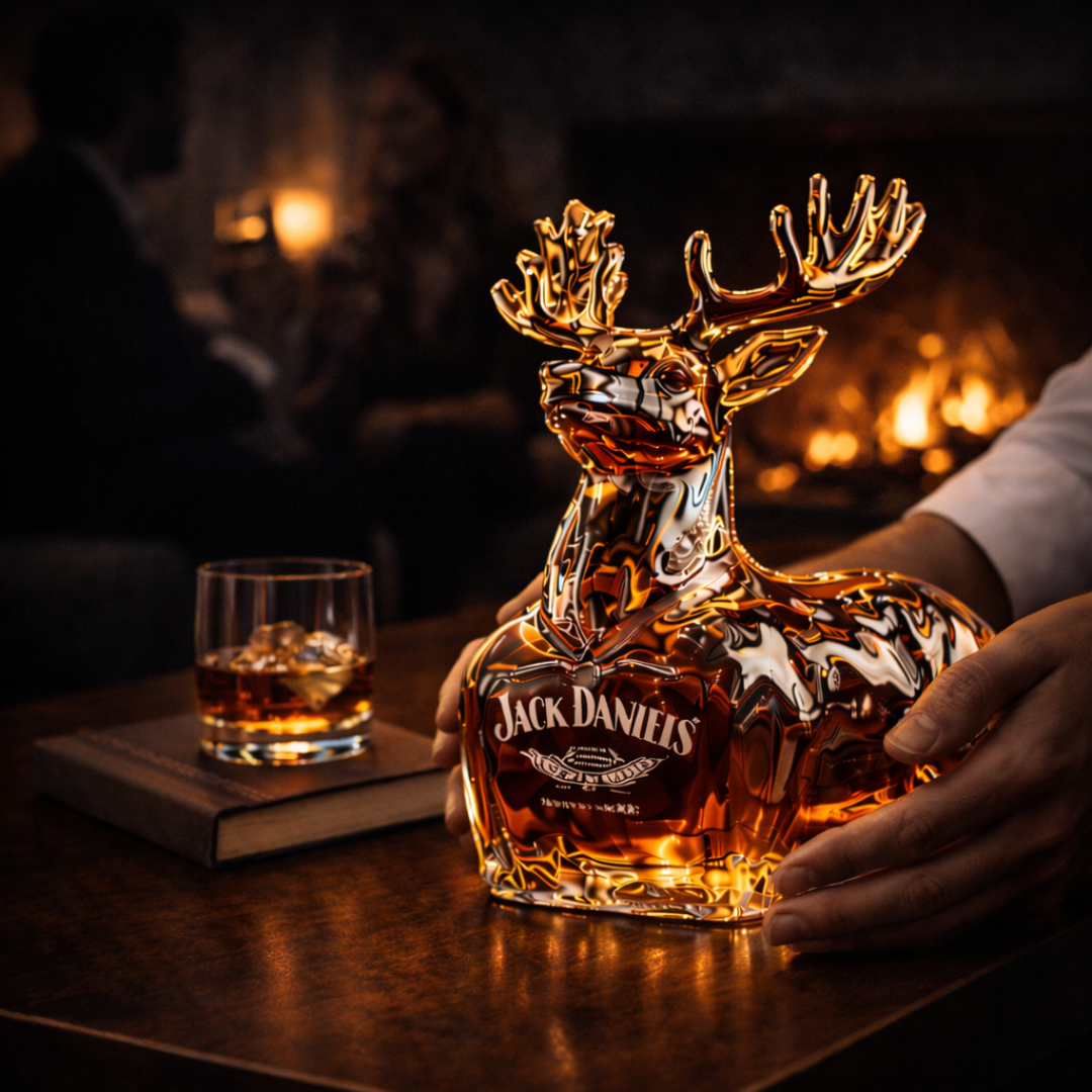 Steven | Jack Daniel's Whisky Bottle Reindeer Design