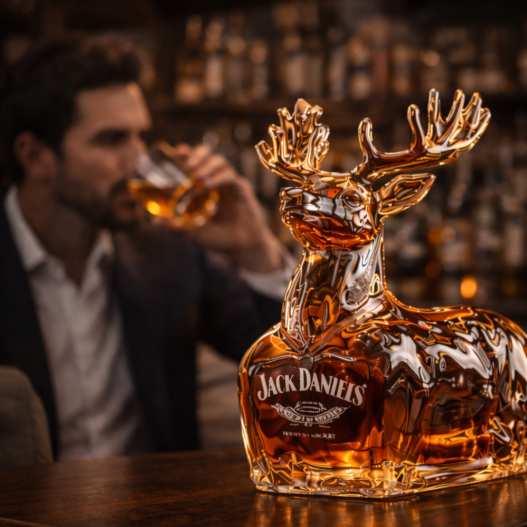 Steven | Jack Daniel's Whisky Bottle Reindeer Design