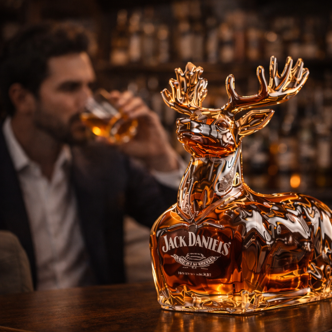 Steven | Jack Daniel's Whisky Bottle Reindeer Design