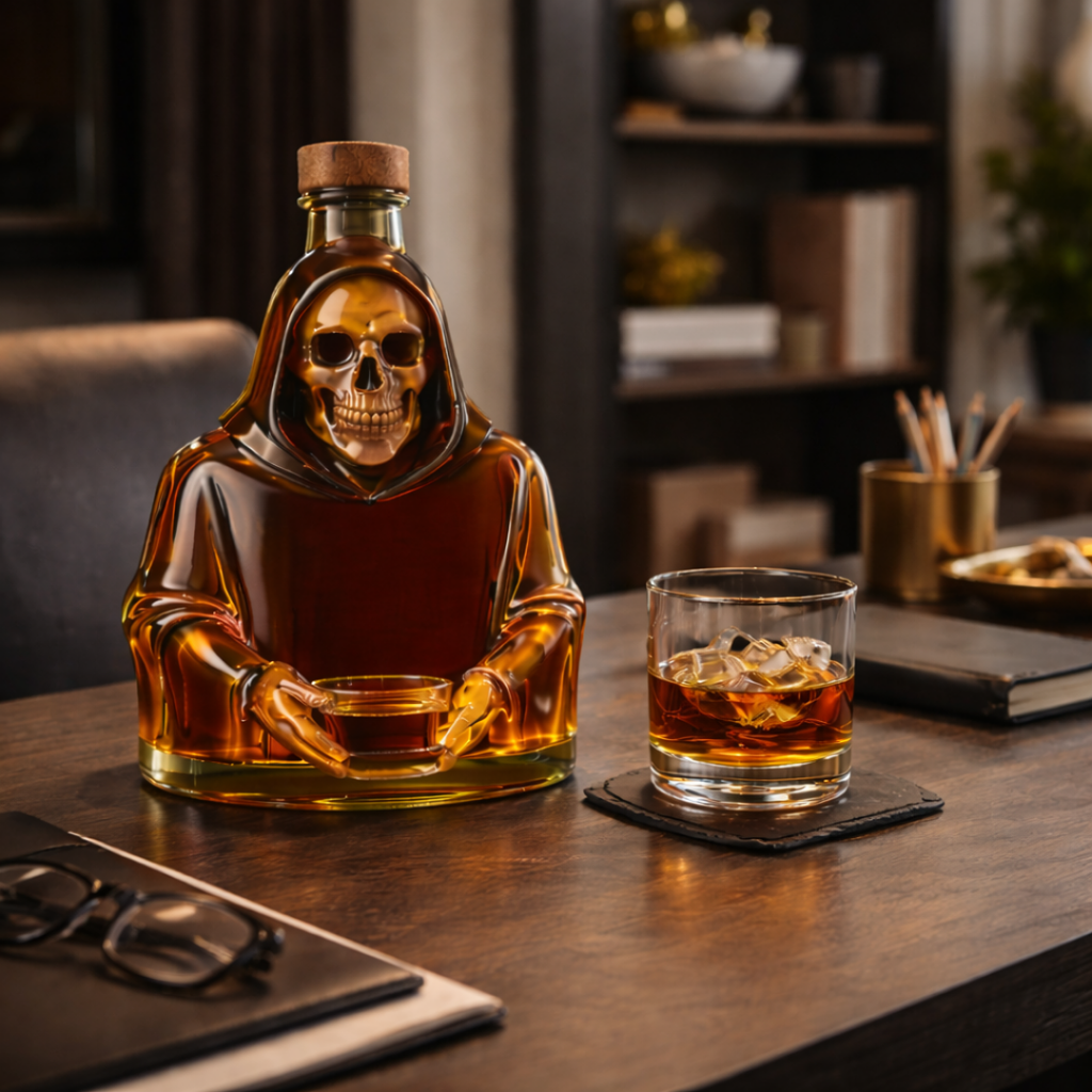 Roger | Whisky Bottle Death Design