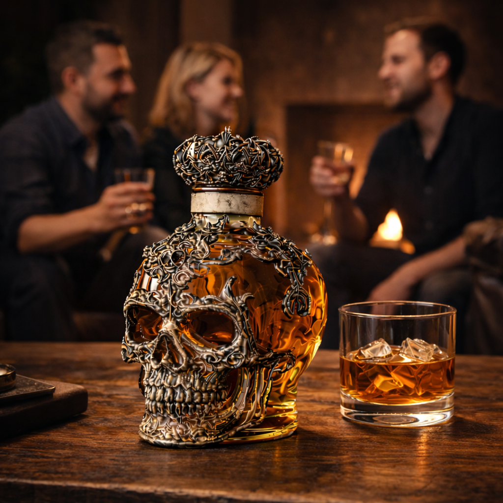 Stephen | Whisky Bottle Skulls Design
