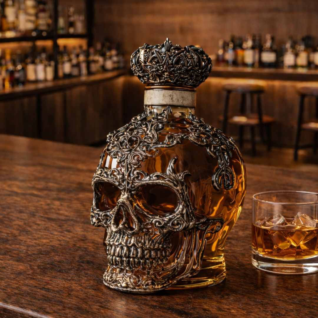 Stephen | Whisky Bottle Skulls Design
