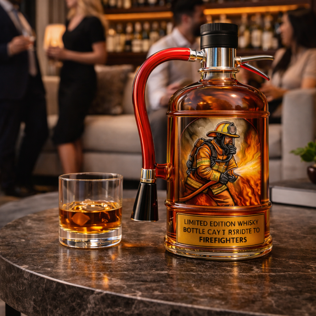 Timothy | Whisky Bottle Fire Extinguisher Design