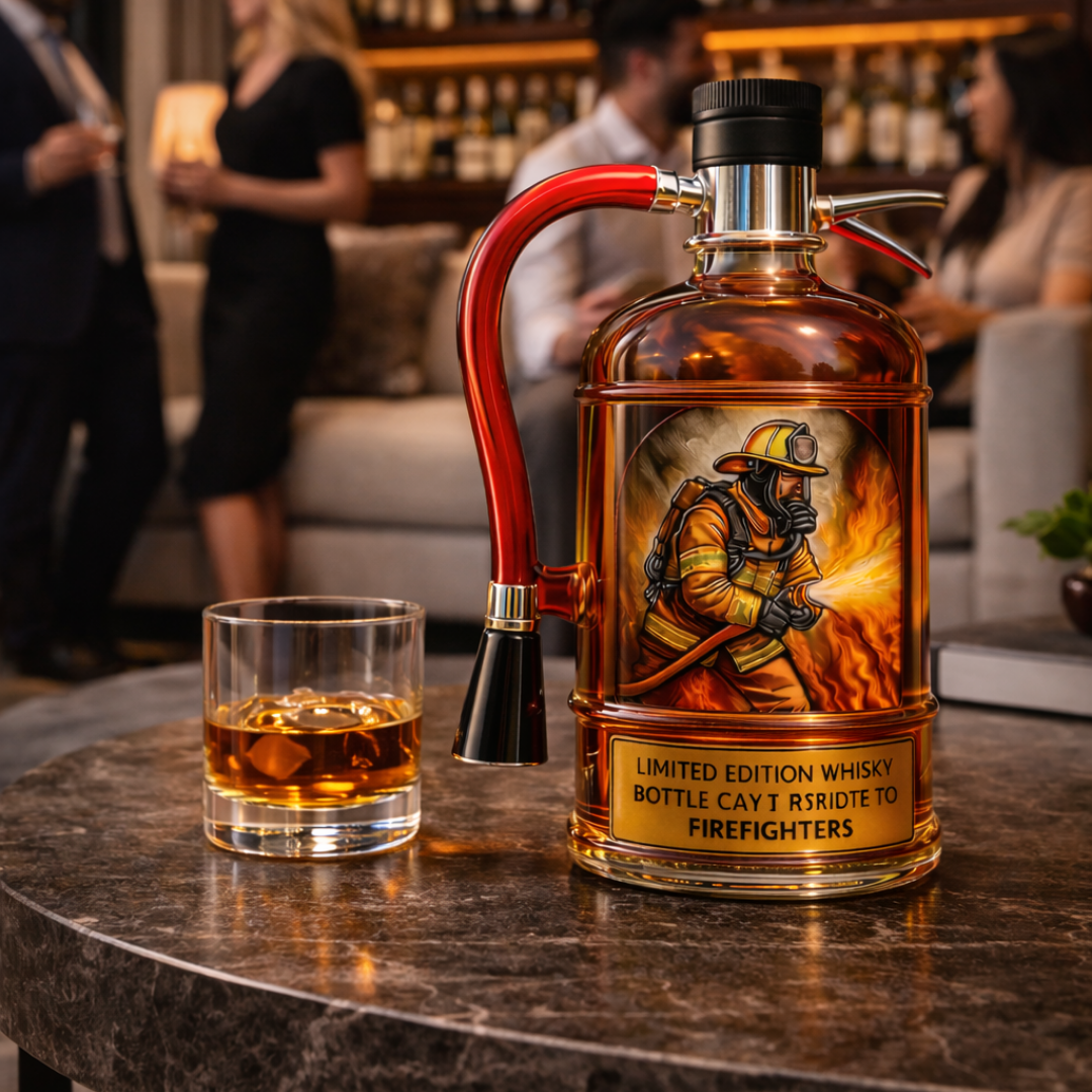 Timothy | Whisky Bottle Fire Extinguisher Design