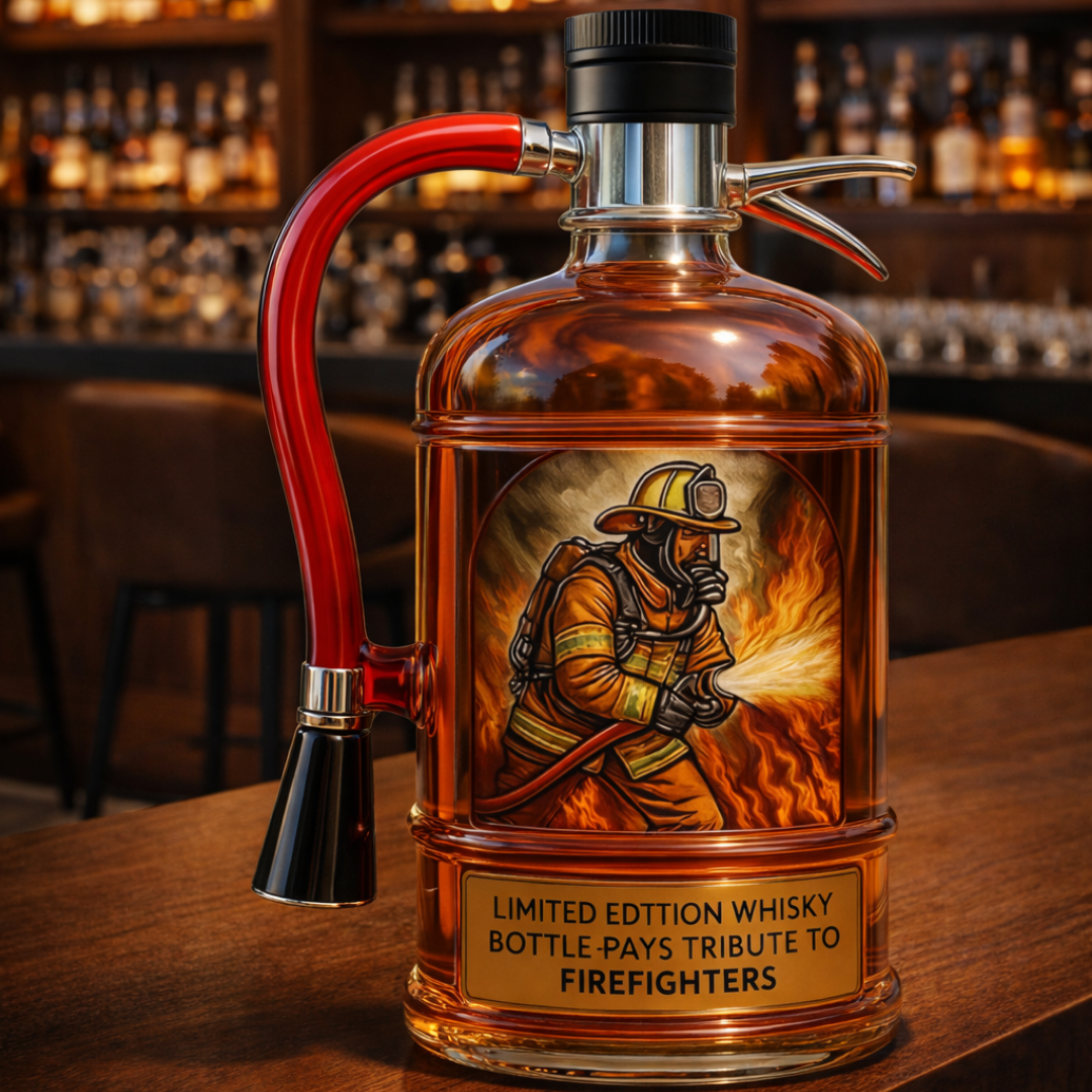 Timothy | Whisky Bottle Fire Extinguisher Design