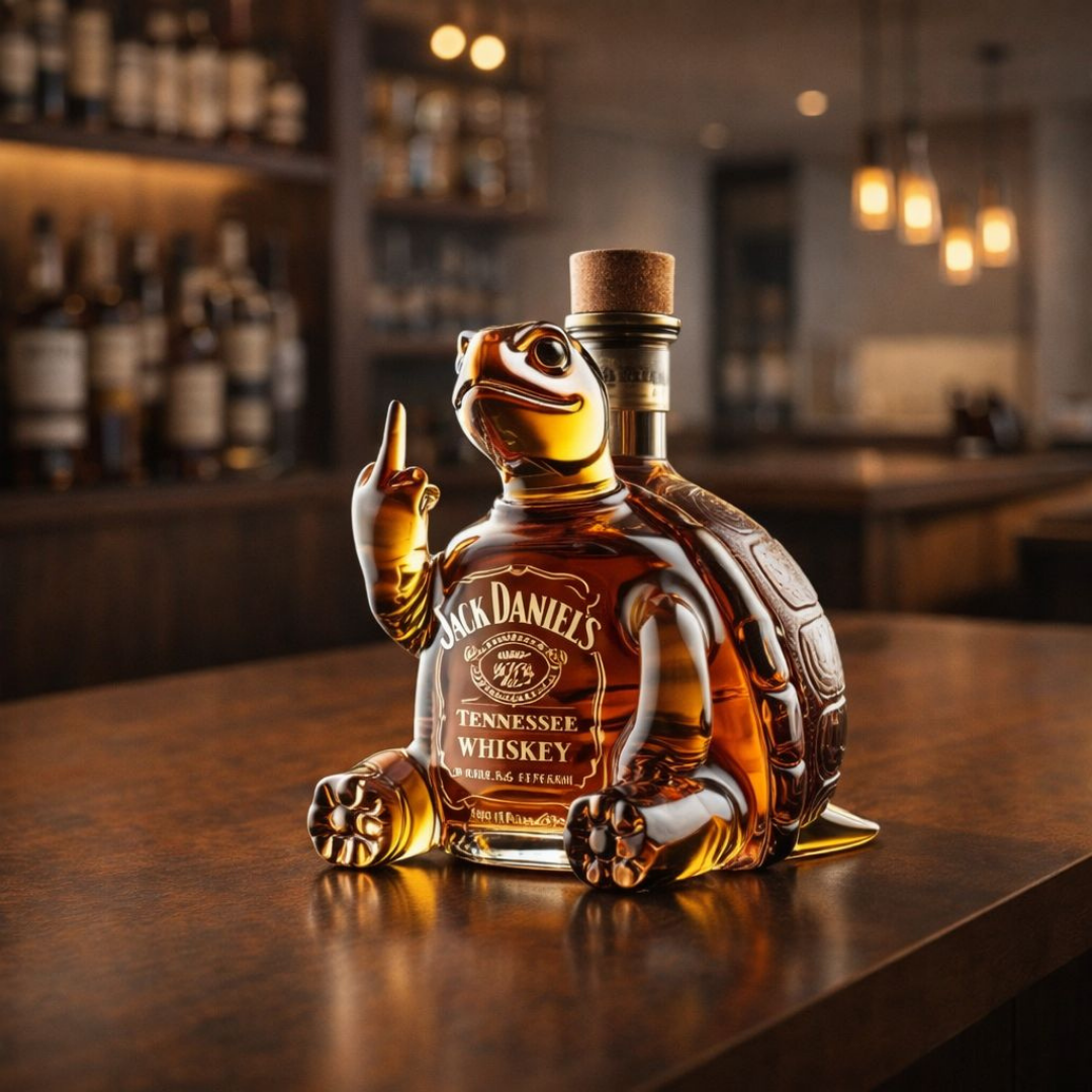 Paul |  Jack Daniel's Whisky Bottle Turtle Design