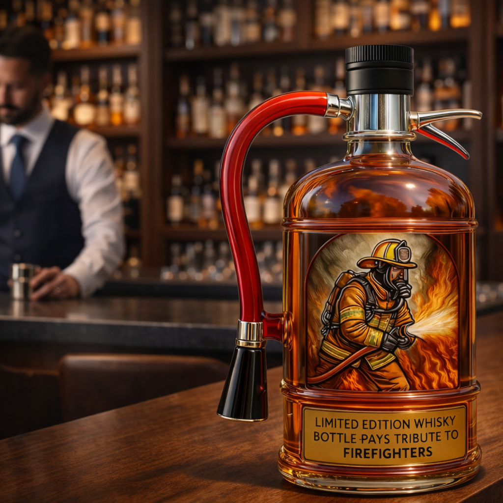 Timothy | Whisky Bottle Fire Extinguisher Design