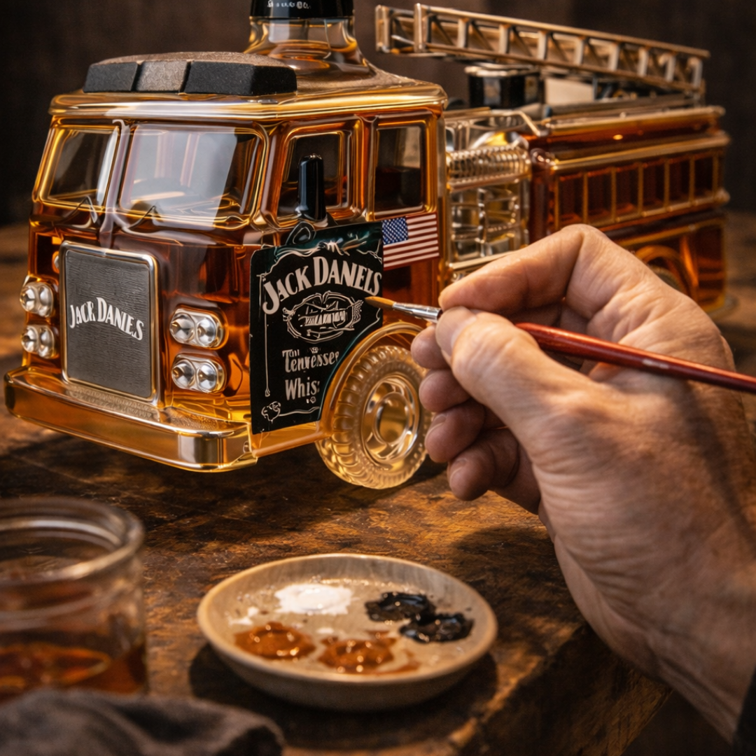 James | Whisky Bottle Jack Daniel Firefighter Design