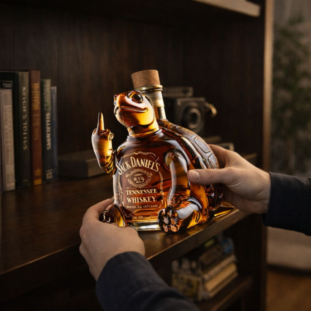 Paul |  Jack Daniel's Whisky Bottle Turtle Design