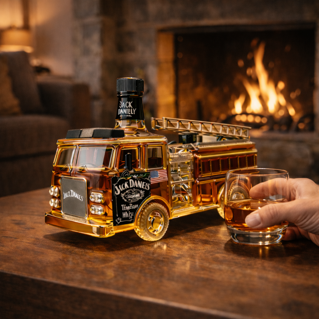 James | Whisky Bottle Jack Daniel Firefighter Design
