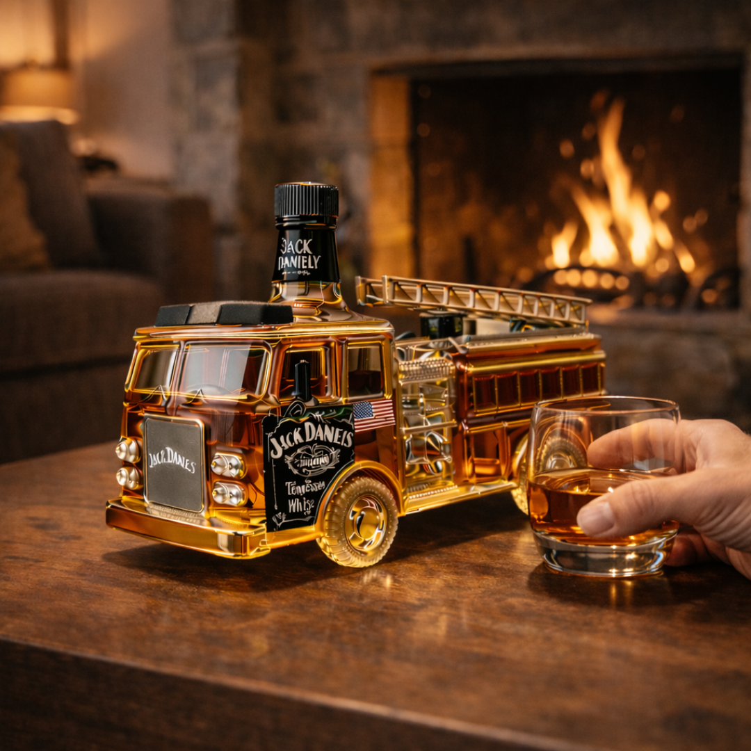 James | Whisky Bottle Jack Daniel Firefighter Design